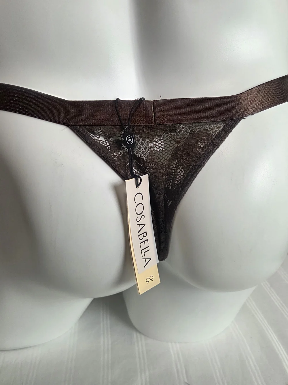 Cosabella Uno Lace Men's Italian Thong.
